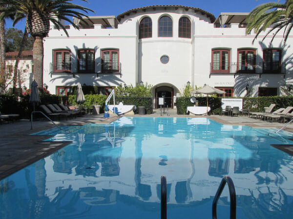 bacara spa, adult-only pool, santa barbara, california