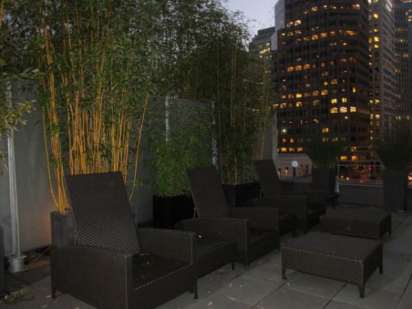 hotel vitale, rooftop patio, san francisco, california, hotel