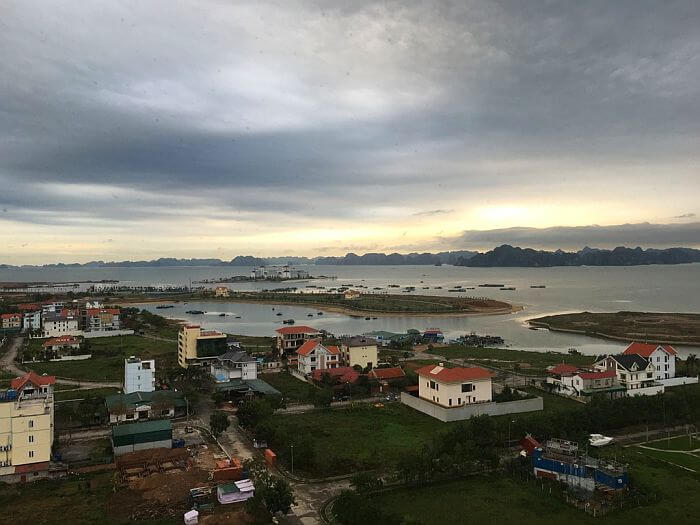 Rooftop view Royal Lotus Hotel Halong