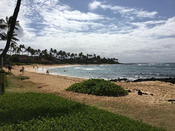 Sheraton Kauai Resort beach