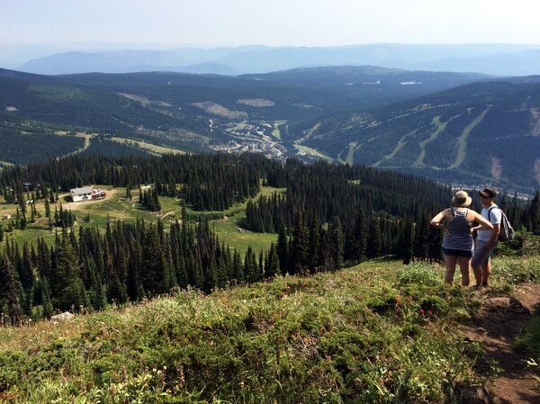 Sun Peaks Resort hikers