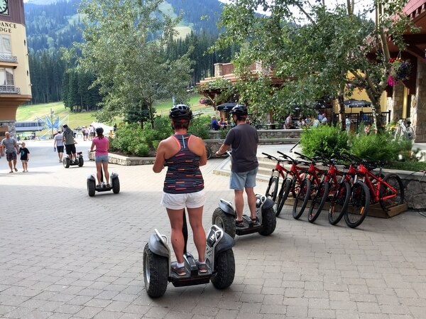 Segways, Sun Peaks Resort, BC, Canada