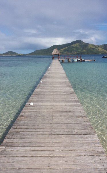 Fiji island dock