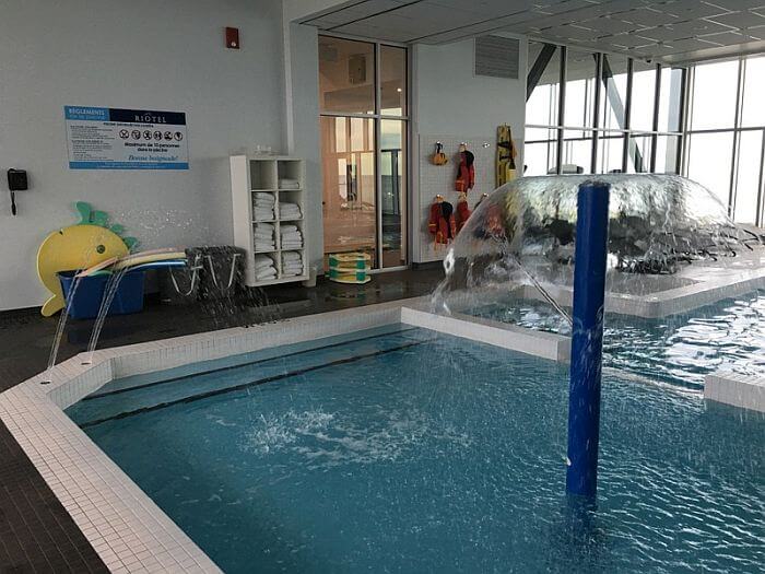 indoor pool at Riôtel Matane