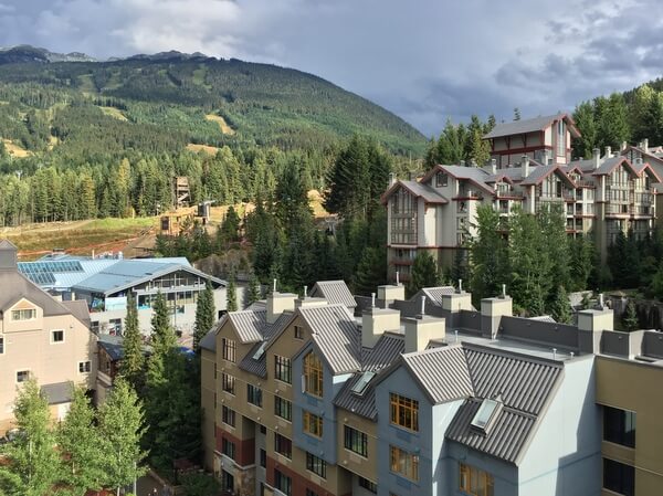 Mountain views, Hilton Resort & Spa, Whistler, BC Canada