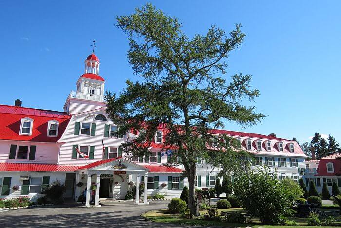 Entrance to Hotel Tadoussac