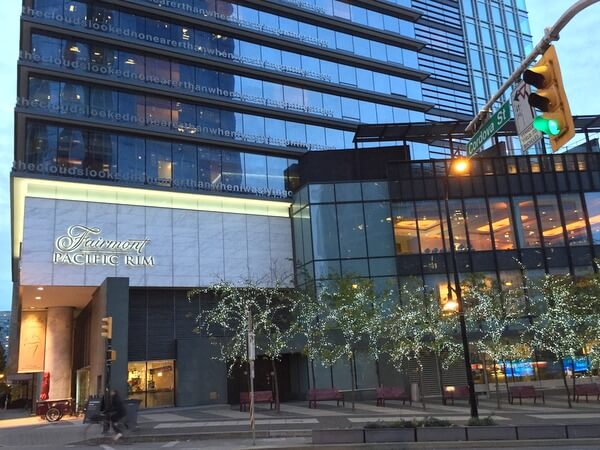 Fairmont Pacific Rim Hotel, Vancouver, BC Canada