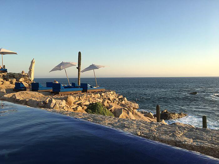 Infinity pool and ocean view