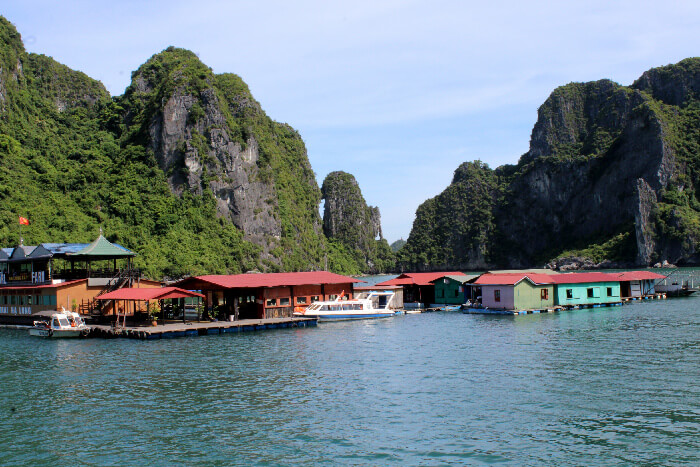 A pearl farm in Halong Bay