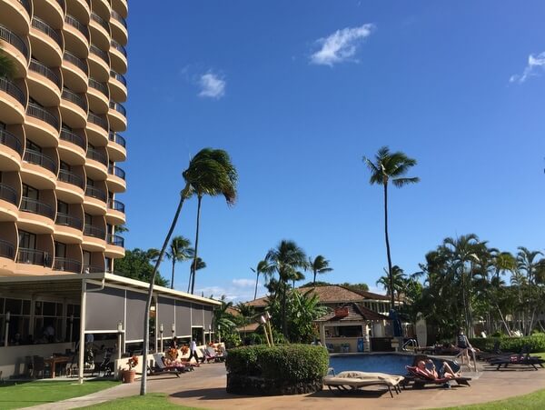 Tower pool, Royal Lahaina Resort, Ka'anapali, Maui, Hawaii