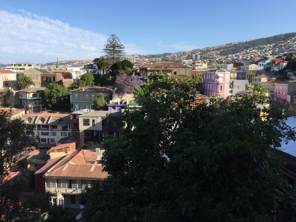 City view, Palacio Astoreca, Valparaiso, Chile