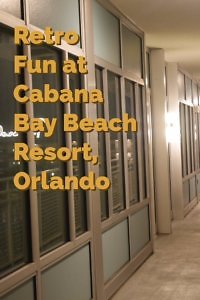 With decor harkening back to Flordia’s roadside motels of Florida in the 1950-60s, the Cabana Bay Beach Resort is a step back in time with retro-style rooms and family-friendly prices.