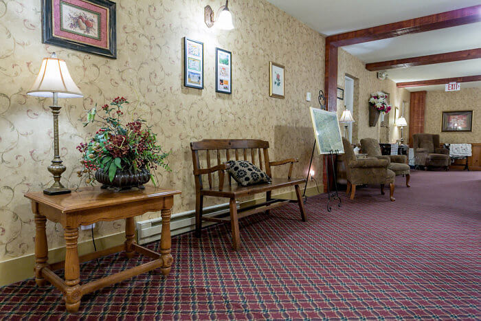 Main Hall of Zuber's Homestead Hotel in Amana Colonies