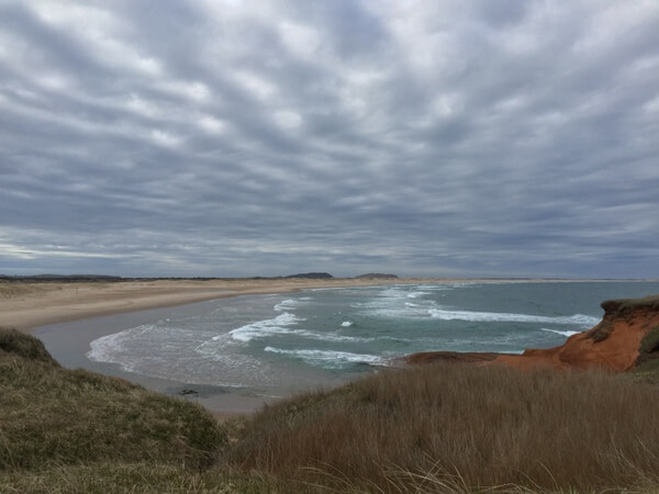 Old Harry Beach near Auberge La Salicorne, Magdalen Islands, Quebec, Canada