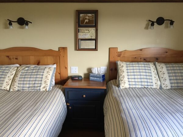 Guest room, Auberge La Salicorne, Magdalen Islands, Quebec, Canada