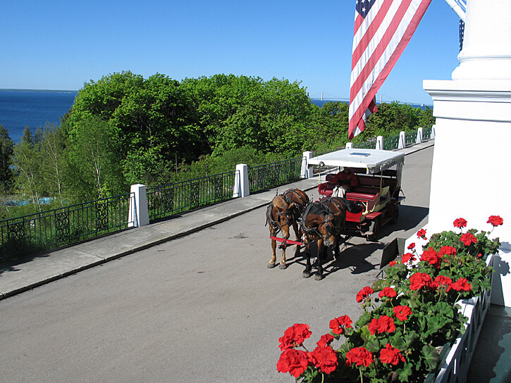 Carriage at The Grand Hotel, Mackinac Island, Michigan (Photo by Susan McKee)