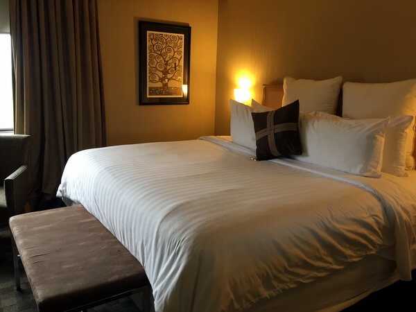 Guest room, Ambassador Resort Hotel, Kingston, Ontario, Canada