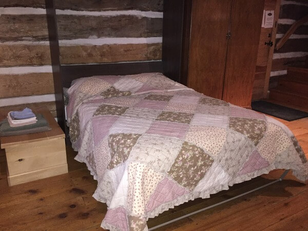 Bed, Montgomery House, Upper Canada Village, Morrisburg, Ontario, Canada