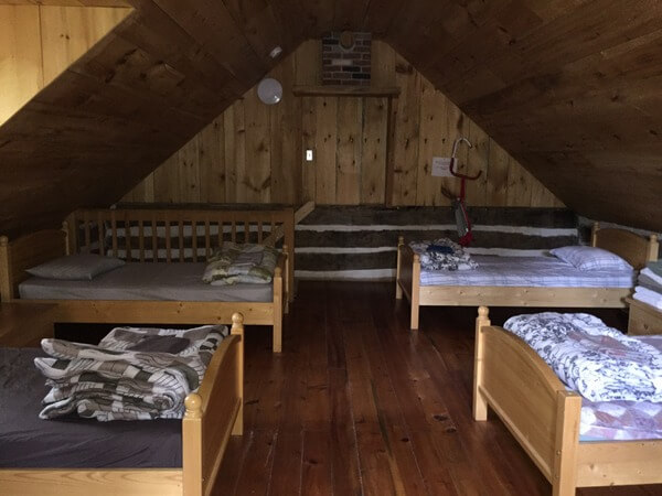 Bunks, Montgomery House, Upper Canada Village, Morrisburg, Ontario, Canada