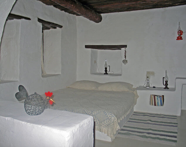 Each unit at Koutsounari Traditional Cottages in Ierapetra is unique with rooms on many levels. (Photo by Susan McKee)