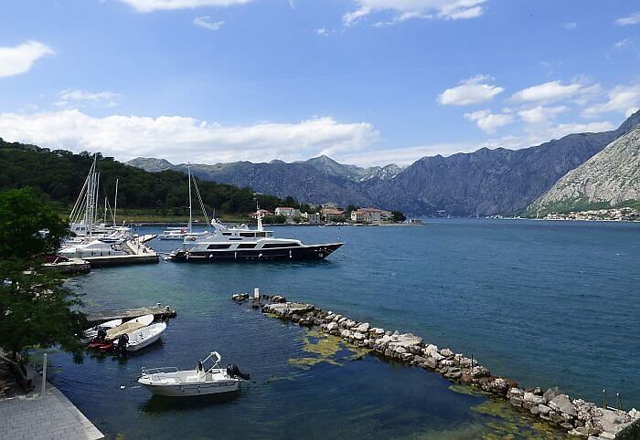 View from Hotel Splendido Kotor