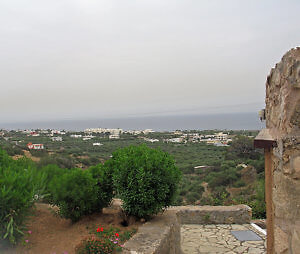 The Libyan Sea stretches to the horizon. (Photo by Susan McKee)