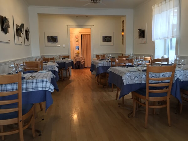 Dining room, Auberge Chez Denis a Francois, Magdalen Islands, Quebec, Canada