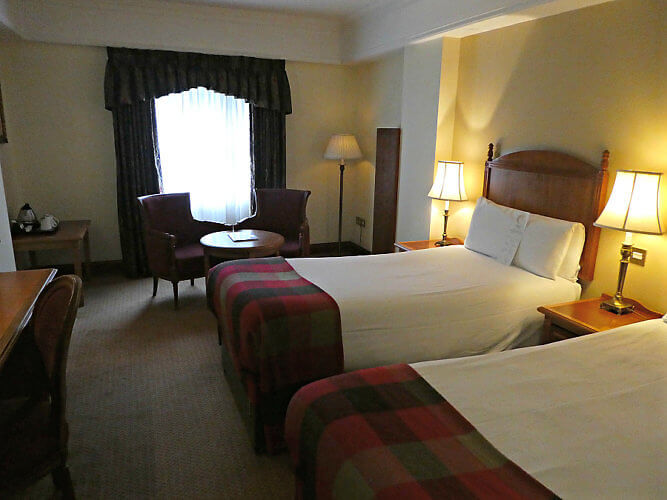 Comfortable rooms at the O'callaghan Davenport Hotel, Dublin, Ireland