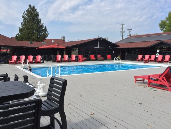 Pool, Killarney Mountain Lodge, Killarney, Ontario, Canada