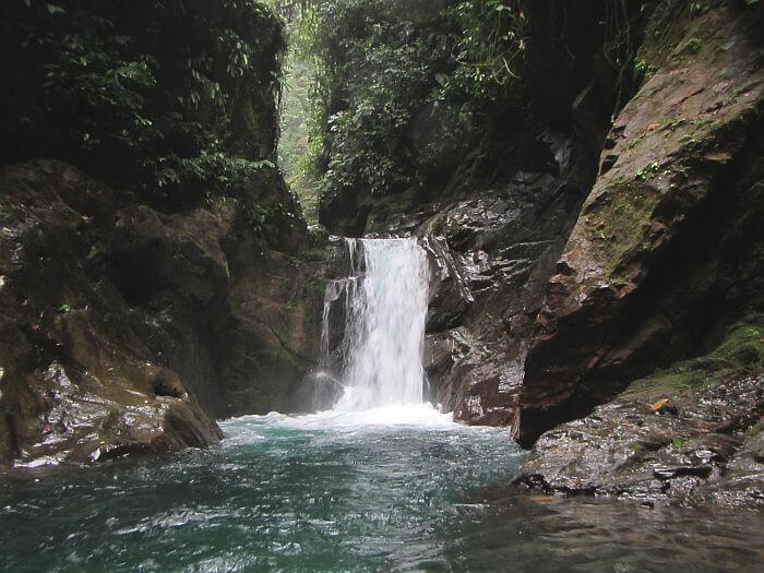 hike to a waterfall at Mashpi Lodge