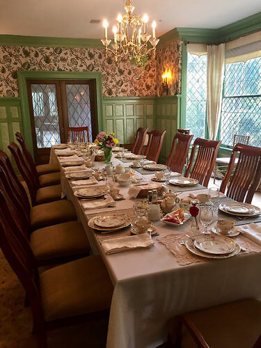 sunday brunch, rose hill estate, bed and breakfast, aiken, south carolina