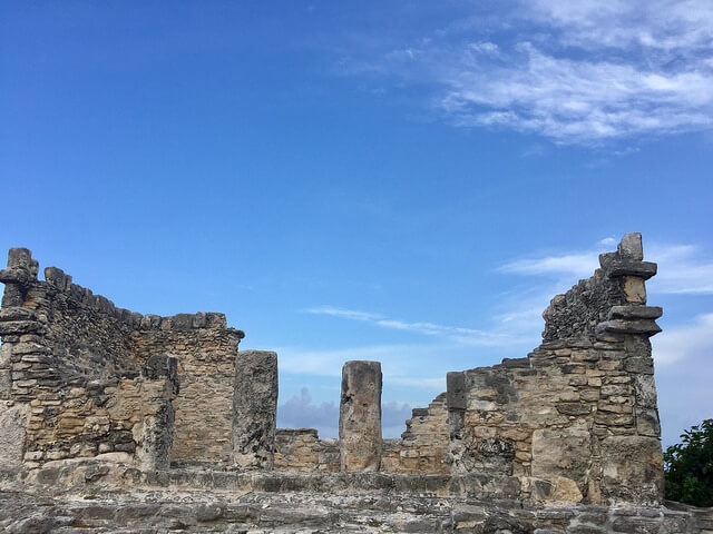 mayan ruin yamil lu'um, westin lagunamar ocean resort, cancun, mexico