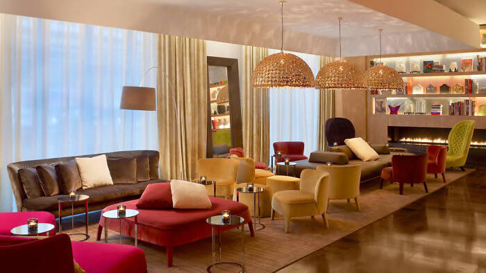 Living Room Lounge (Photo courtesy of W Hotel, St. Petersburg, Russia)