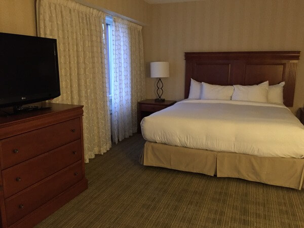 Guest room, DoubleTree Fallsview, Niagara Falls, Ontario, Canada