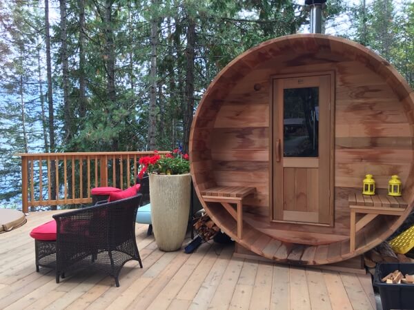 Sauna, The Sentinel, Kaslo BC Canada