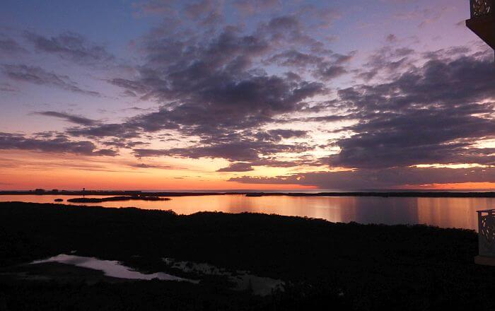 Gulf of Mexico sunset at Hyatt Regency Coconut Point Resort