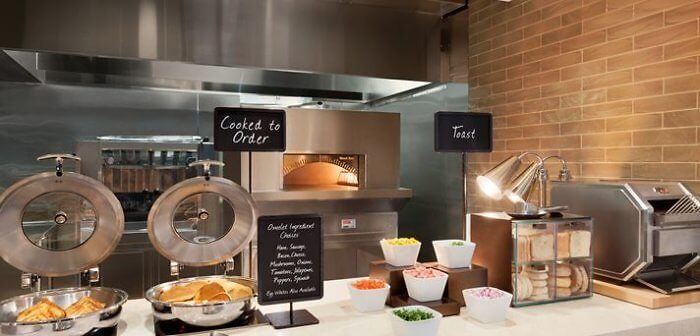 Cooked to order breakfast at the Embassy Suites by Hilton Boulder, Colorado.