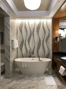 Four Seasons Resort Dubai at Jumeirah Beach soaking tub