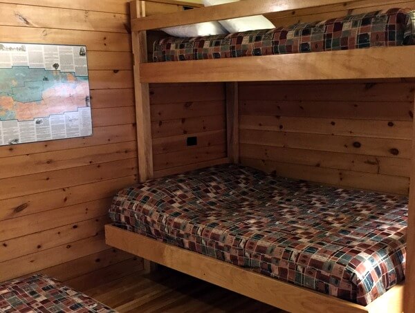 Cabin interior1, Canadian Ecology Centre, Mattawa, Ontario, Canada