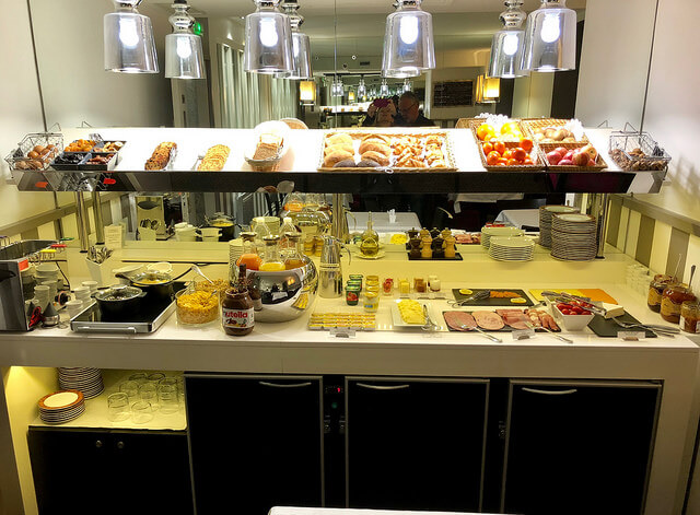 breakfast buffet, hotel bayonne etche ona, best western premier hotel, bordeaux, france