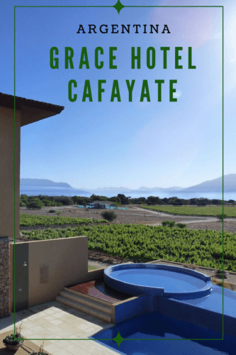 Grace Cafayate luxury hotel in the Salta Province of Argentina, in the wine region famous for Torrontes whites