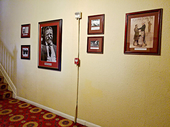 Hotel Colorado displays many photos and artwork, lining the lobby and hallways. Photo: Diana Rowe