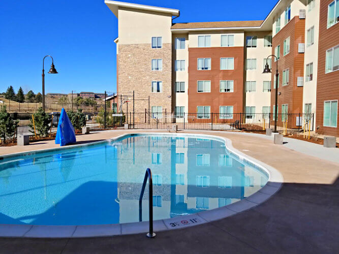 outdoor pool at Residence Inn Boulder Bromfield Colorado