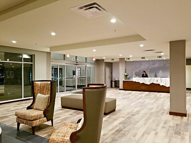 Front desk reception of the Residence Inn Boulder Broomfield/Interlocken, Colorado