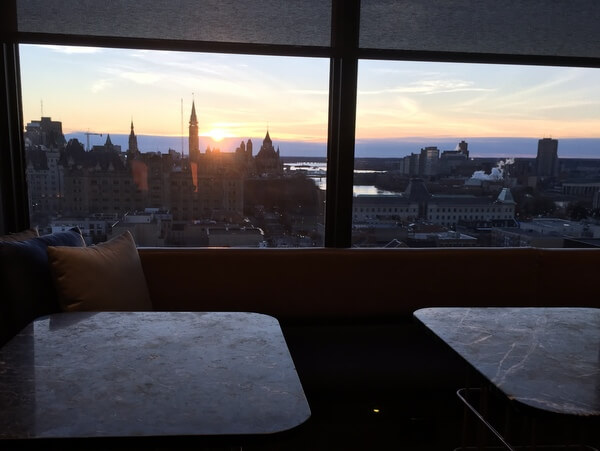 Bar views, Andaz Ottawa ByWard Market, Canada