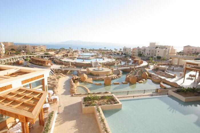 kempinski soma bay aerial view, egypt