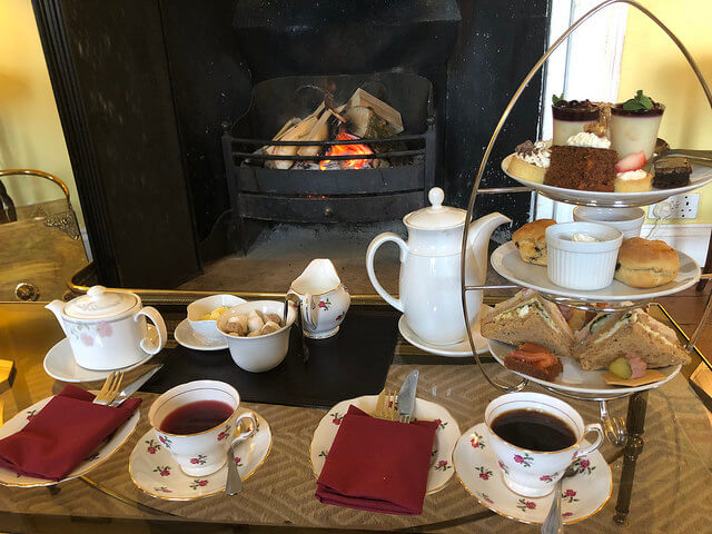 afternoon tea, castle grove country house, letterkenny, ireland, county donegal, irelands blue book hotel