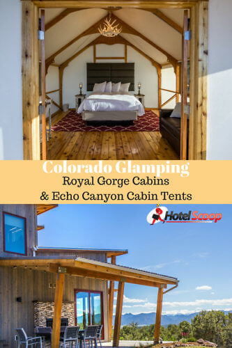 Colorado Glamping at the Royal Gorge Cabins & Glamping Tents in Canon City. #Coloradoglamping #colorado #glamping