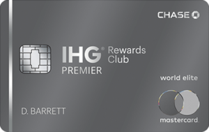 IHG rewards credit card points