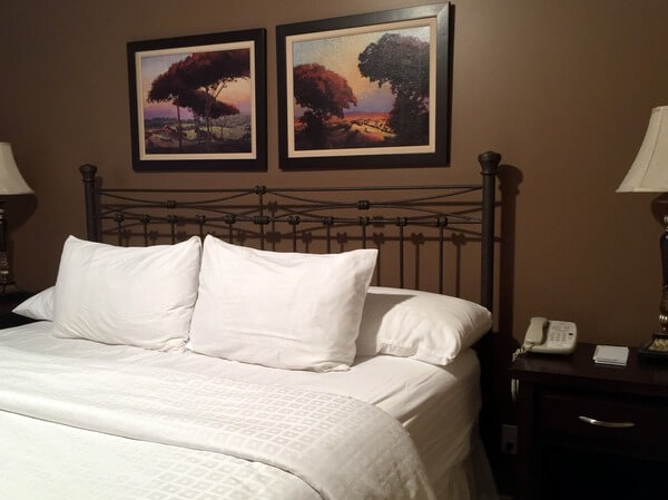 Condo bedroom, Bighorn Meadows Resort, Radium Hot Springs BC Canada